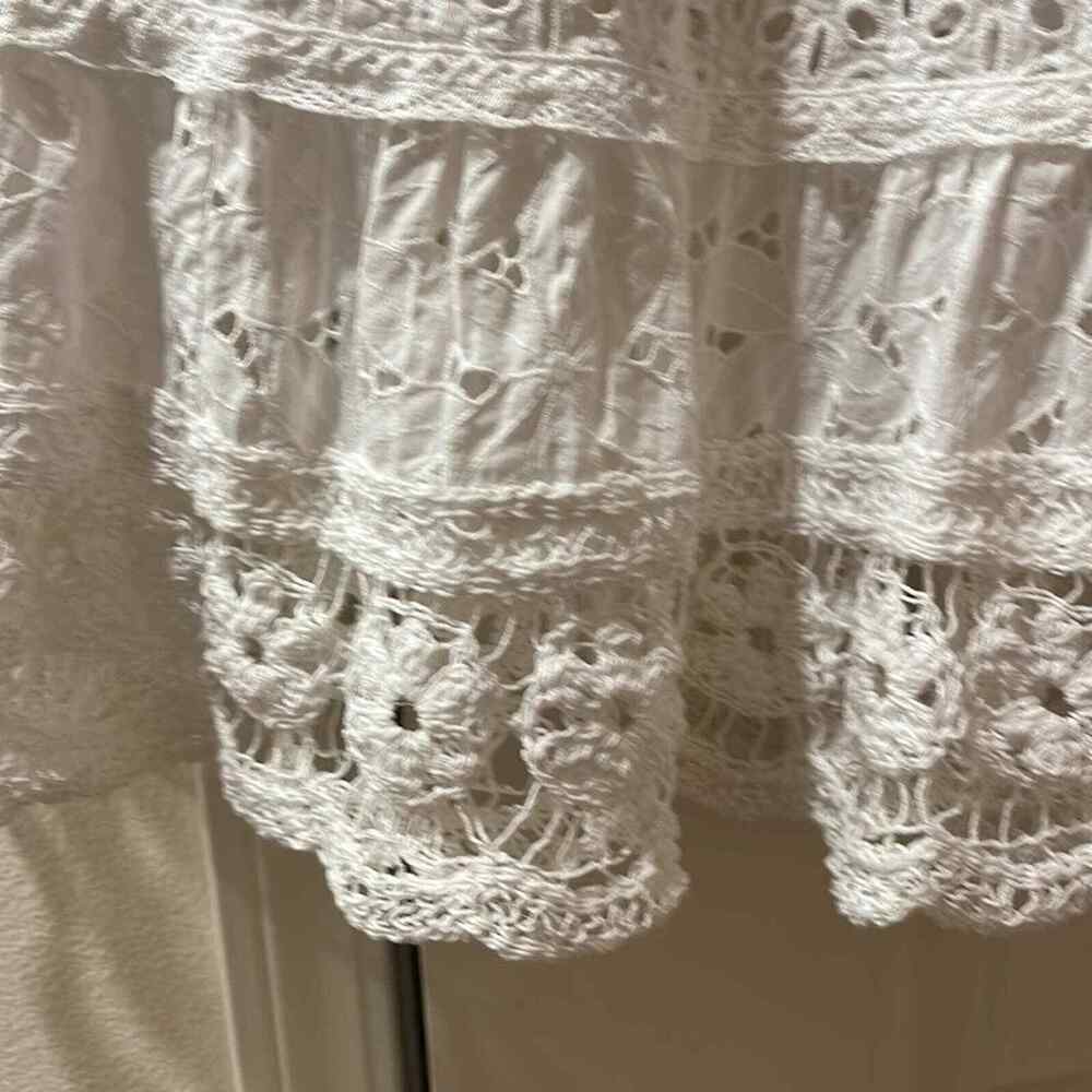 Skirt Lace- White Eyelet Lace Skirt - Different L… - image 2